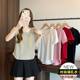 Breastfeeding Clothes 2025 Summer Clothes for Postpartum Hot Moms New Large Size Outer Wear Versatile Slim Fit Nursing Tops Short-Sleeved T-Shirts