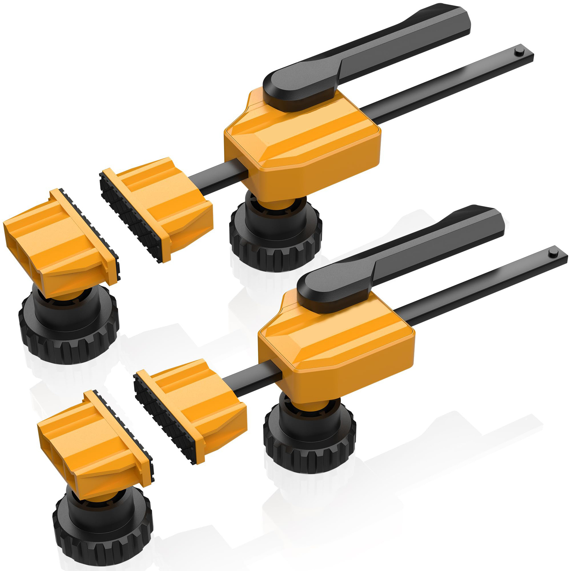 工作台狗夹，3/4 英寸工作台狗孔夹，夹紧力高达 155 磅工作台夹