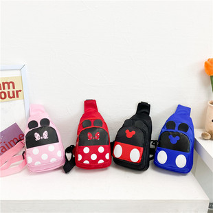 2025 New Children's Cartoon Cute Crossbody Bag Fashionable Outing Boys Chest Bag Lightweight Girls Children's Backpack Trendy