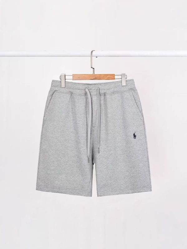Foreign Trade Raffia Shorts with Embroidered Pony Logo, Made of Premium Cotton, Unisex, Versatile, Cross-Border Five-Point Pants, Golf Casual Pants