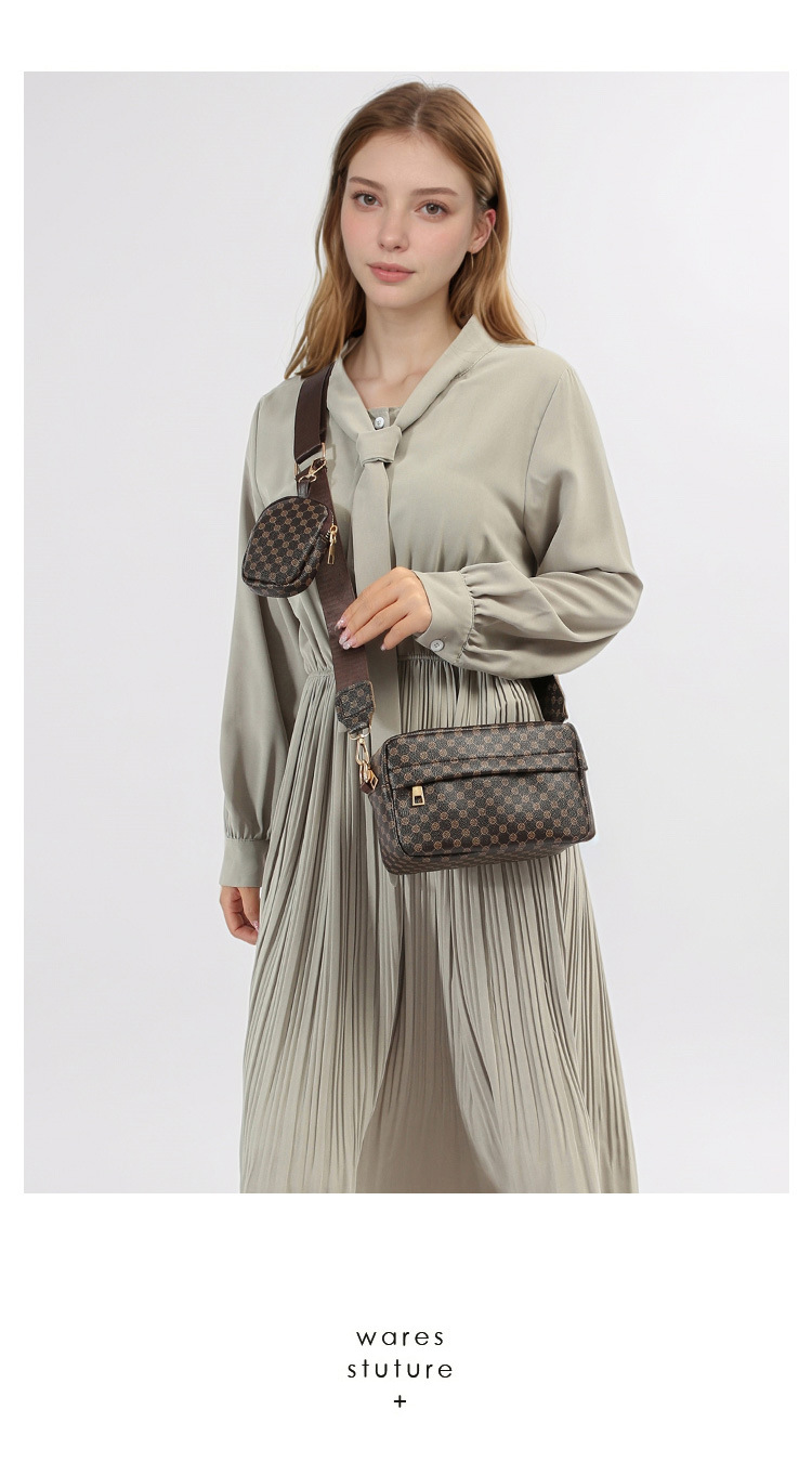369g Weight Polyester Lining Material Zipper Closure Type Single Shoulder Strap Strap Type Square Bag Bags Type Daily Occasion PU Material Women's Backpack Backpack Argyle Pattern All Seasons Season Women's Gender Elegant, Vintage Style Style Square Shape Women's PU Argyle Elegant Vintage Style Square Zipper Square Bag 7