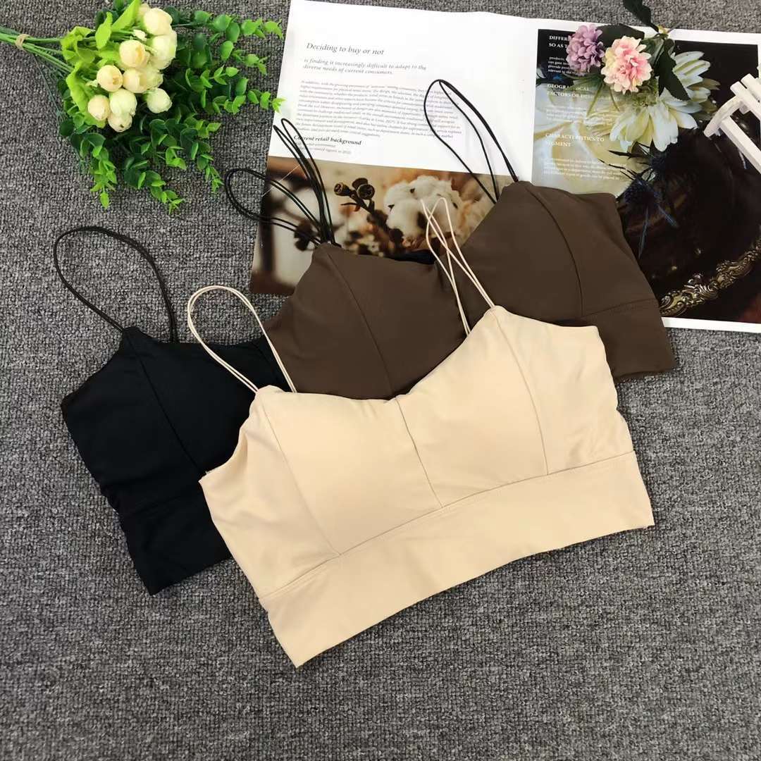 Nueva inconsútil alto elástico belleza de alta calidad las mujeres chaleco inalámbrico yoga sujetador ropa interior deportiva al por mayor