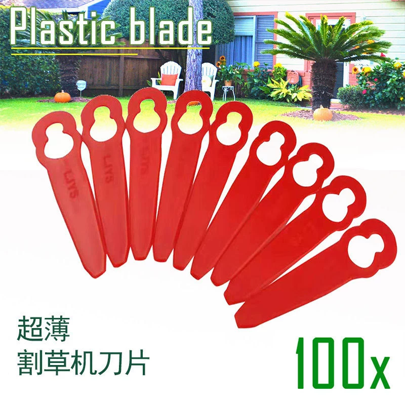 Газонокосилка с пластиковым лезвием, двор, газон, сад, аксессуары для газонокосилки FSA45, пластиковое лезвие в форме тыквы L8