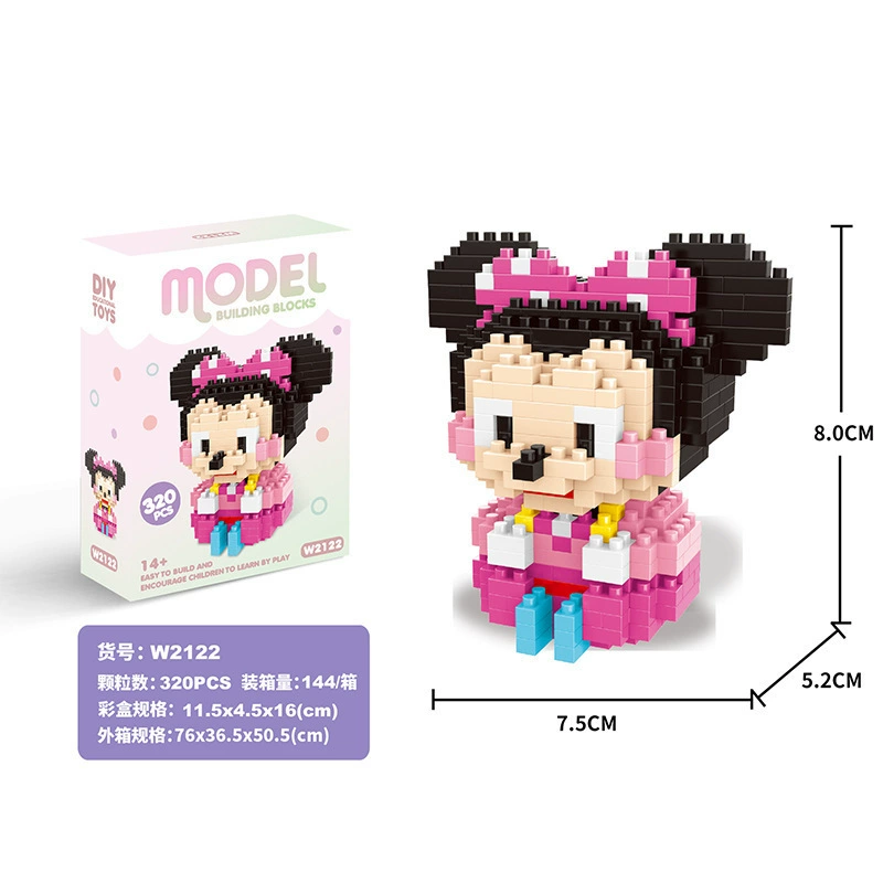 Constructor, cartoon doll, toy, direct factory sales