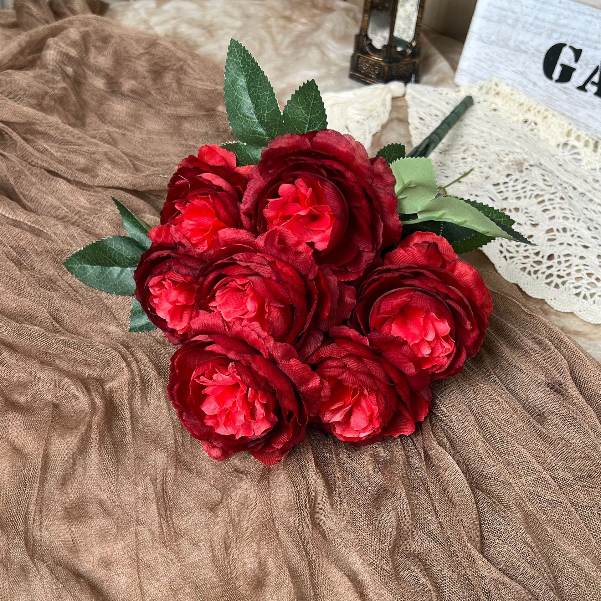 GZH-7 peônias-bordô