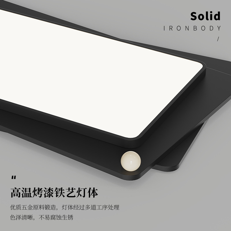 Luz principal de la sala de estar 2025 nuevo estilo italiano minimalista de alta gama LED atmósfera creativa dormitorio principal sala lámpara de techo del vestíbulo