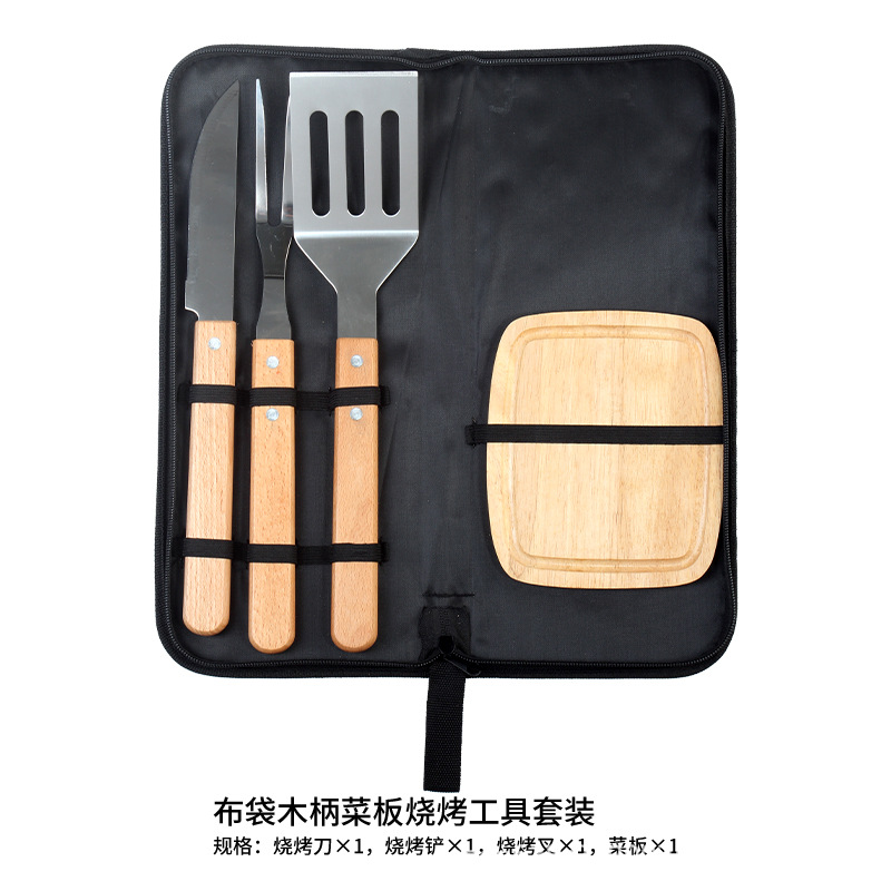 Juego de herramientas para barbacoa al aire libre, accesorios y utensilios para BBQ - Mayorista