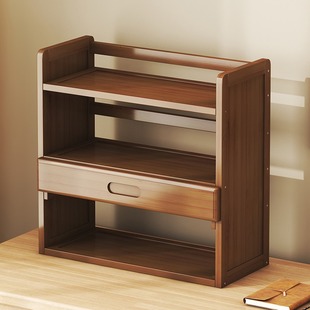 Desktop Bookshelf Office Desk Storage Rack Simple Multi-layer Small Bookshelf Household Indoor Desktop Shelf Bookcase