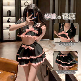 情趣内衣性感JK学生装角色扮演制服诱惑套装校园女仆可爱免脱激情