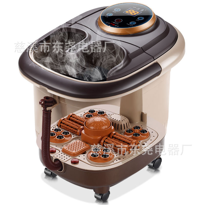 bañera de pies totalmente automática masaje eléctrico de baño de pies de fisioterapia calentamiento hogar lavabo de pies de temperatura constante máquina de baño de pies de alta profundidad