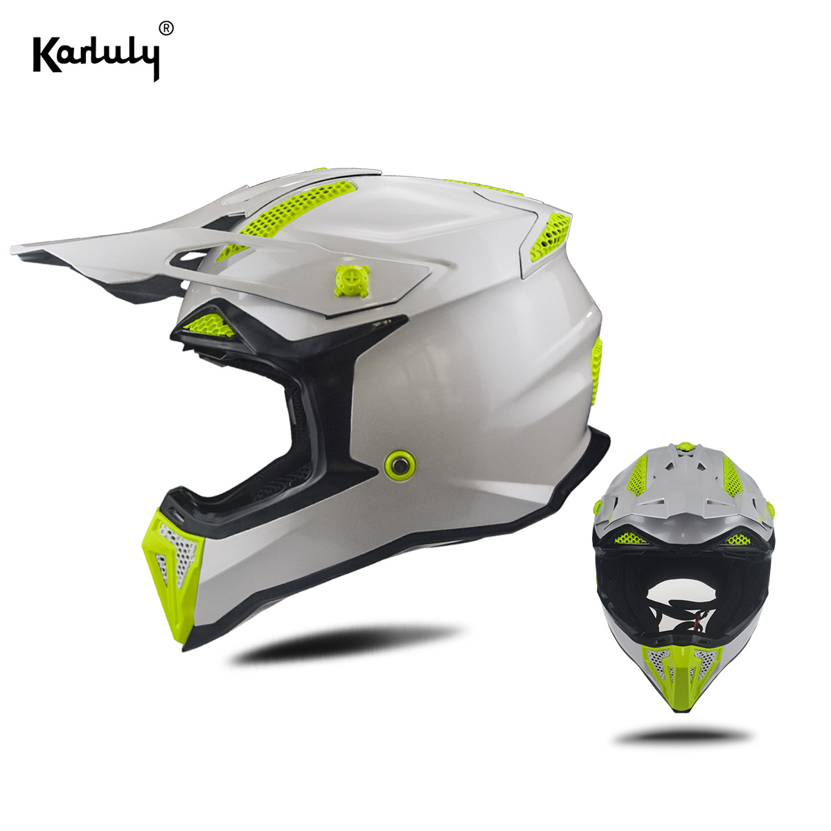 오토바이 타기 헬멧 유리 섬유 풀 헬멧 남성과 여성을위한 레트로 오토바이 전기 헬멧 사계절 도트