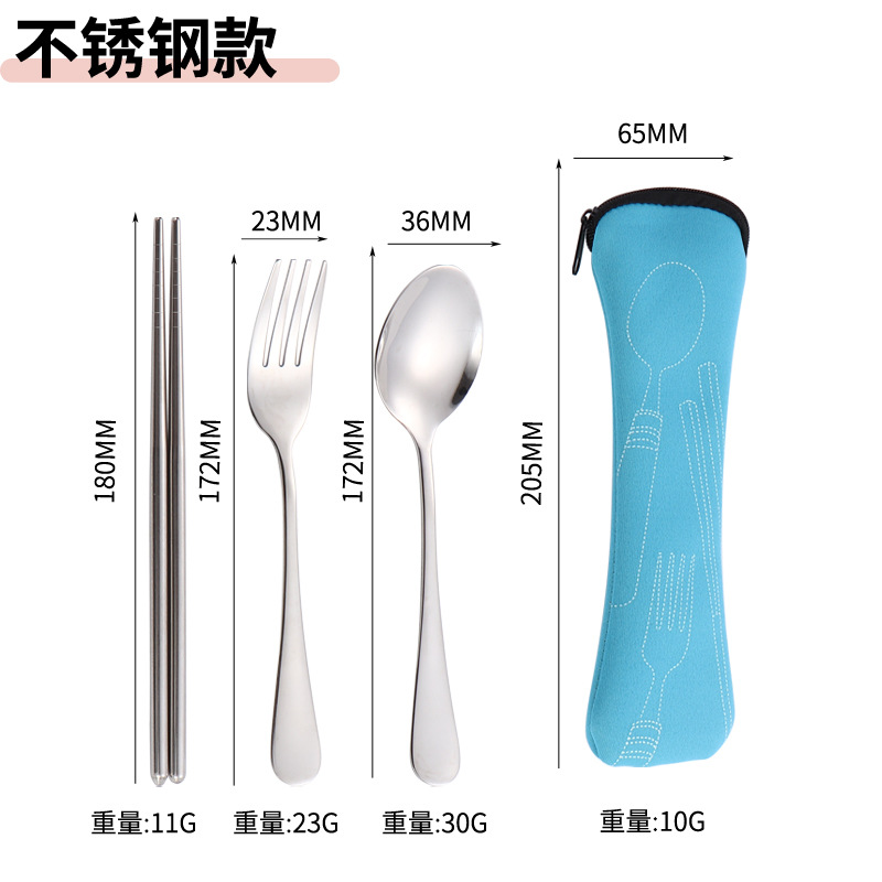 하늘색 가방 [410 3종세트]