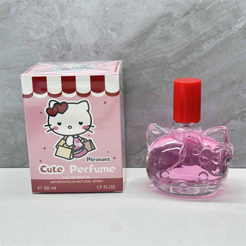外贸跨境欧美可爱kt萌猫造型喷雾香水kitty儿童花香味香水礼品批
