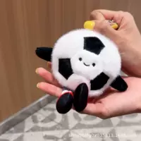  pendent футбол свящ, мультяшная подвеска футбольный баскетбол, плюшевый мяч, игрушка, кукла для бадминтона, бассейна, брелок