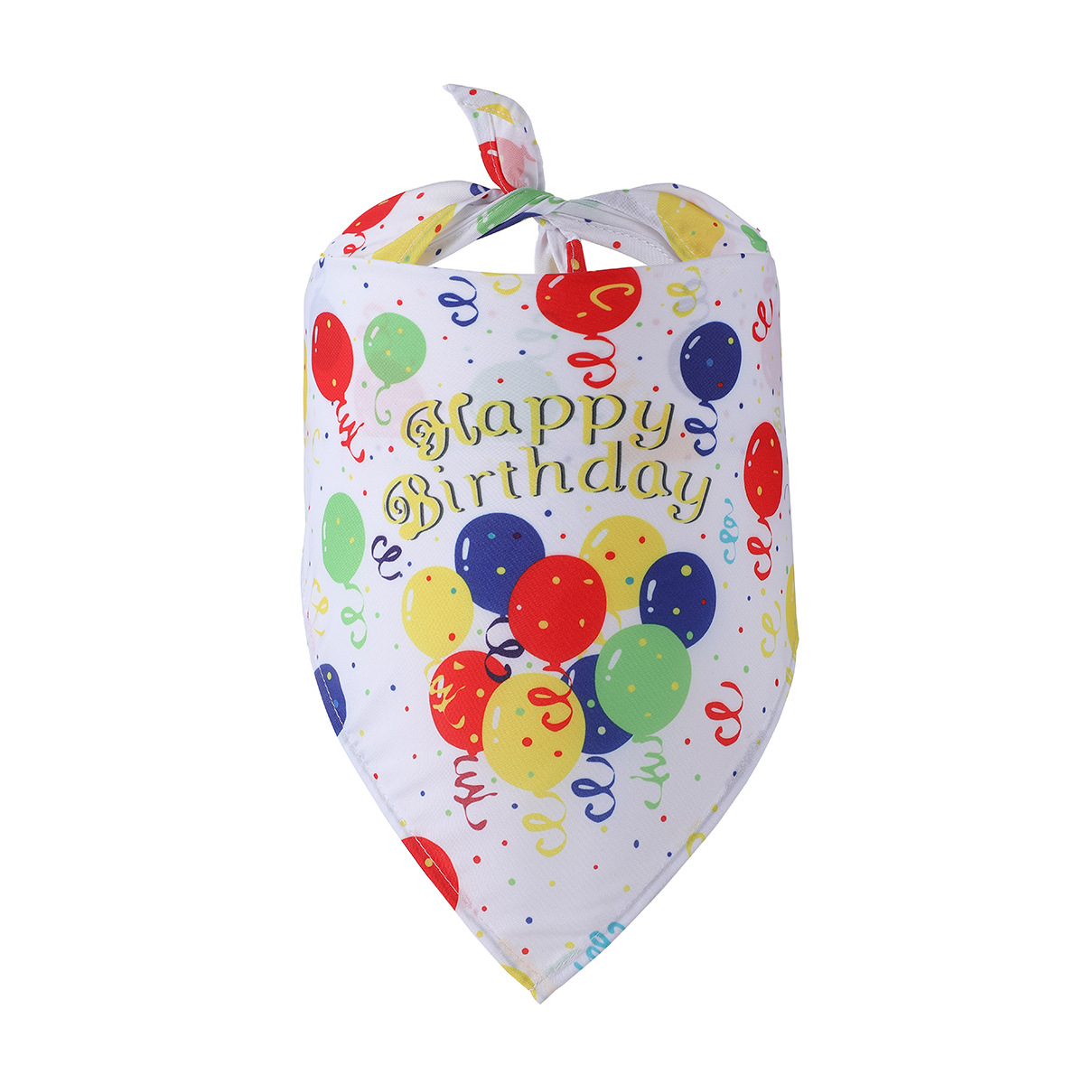 Toalla de saliva de cumpleaños para mascotas nueva transfronteriza Toalla triangular para perros Accesorios para mascotas Toalla para mascotas Toalla para perros