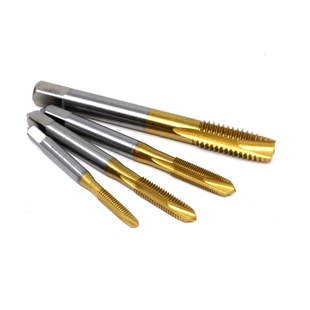 ✅ American and British Spiral Titanium-Plated Machine Tap Tip Tap 8-32 10-24 1/4 3/8 5/16 7/
