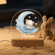 ��D���ƿ羳etsy���⃺ͯ�l��3dСҹ��ľ�����߲ʁ�����չʾ��