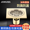 Joeone All copper the floor drain thickening Deodorant Washing machine shower Stainless steel Pest control TOILET Be launched The Conduit