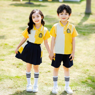 Kindergarten Uniforms, Summer Clothes, Primary School Students' Class Uniforms, College Style Kidsren's Summer Sports British Style School Uniforms, Summer Style