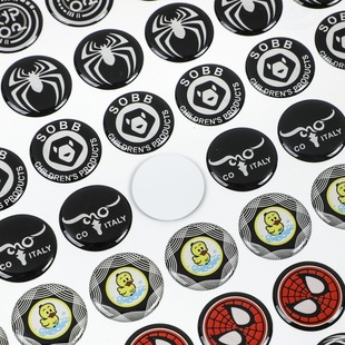Custom manufacturers crystal drop plastic shoe label rotating drop crystal label drop glue sticker label printing logo