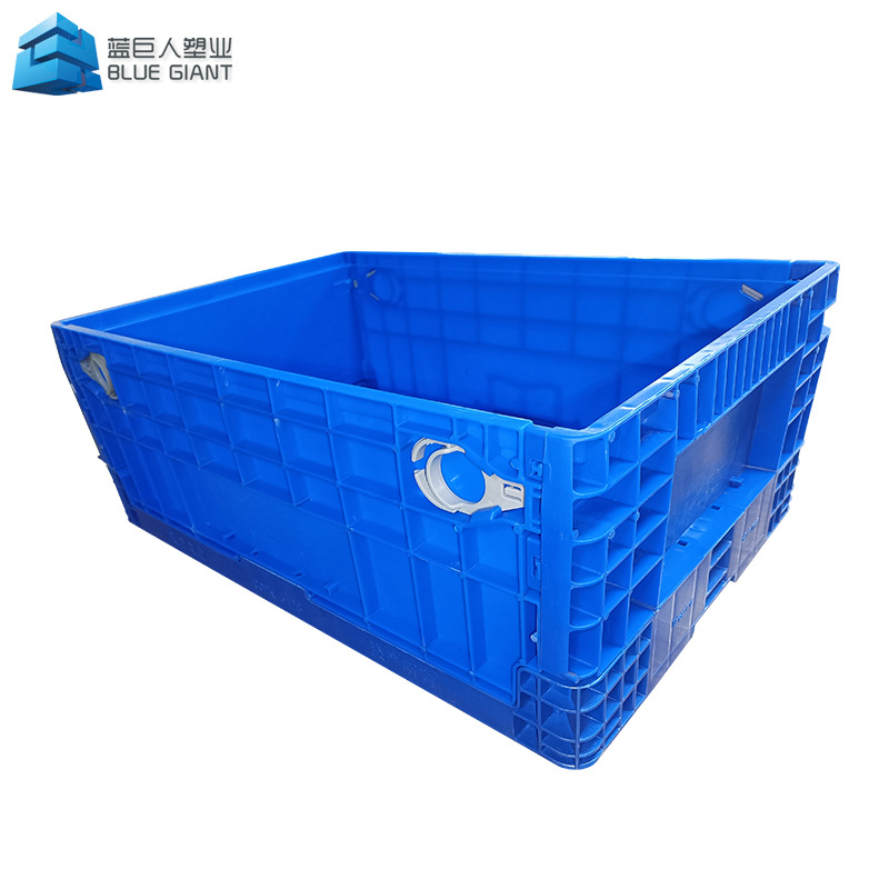 倍坚特 折叠周转箱塑料运输物流箱工业风中转箱加厚储物整理箱