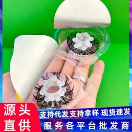 ·硅胶羊眼圈男果冻盒包装士弹力不断马毛圈男女专用另类成人用品