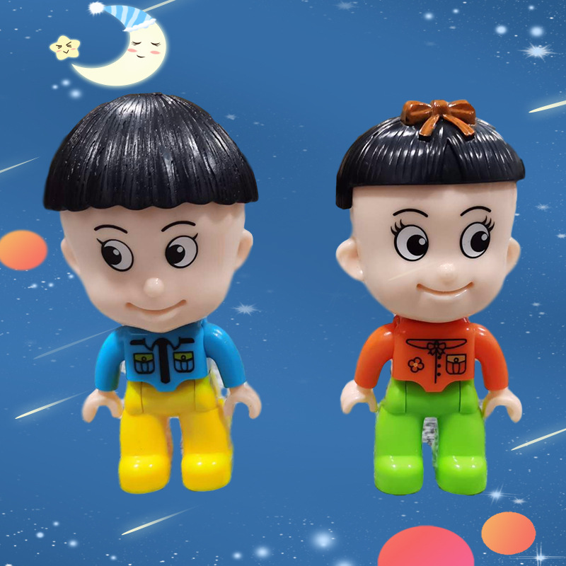 1 pair of mushroom dolls