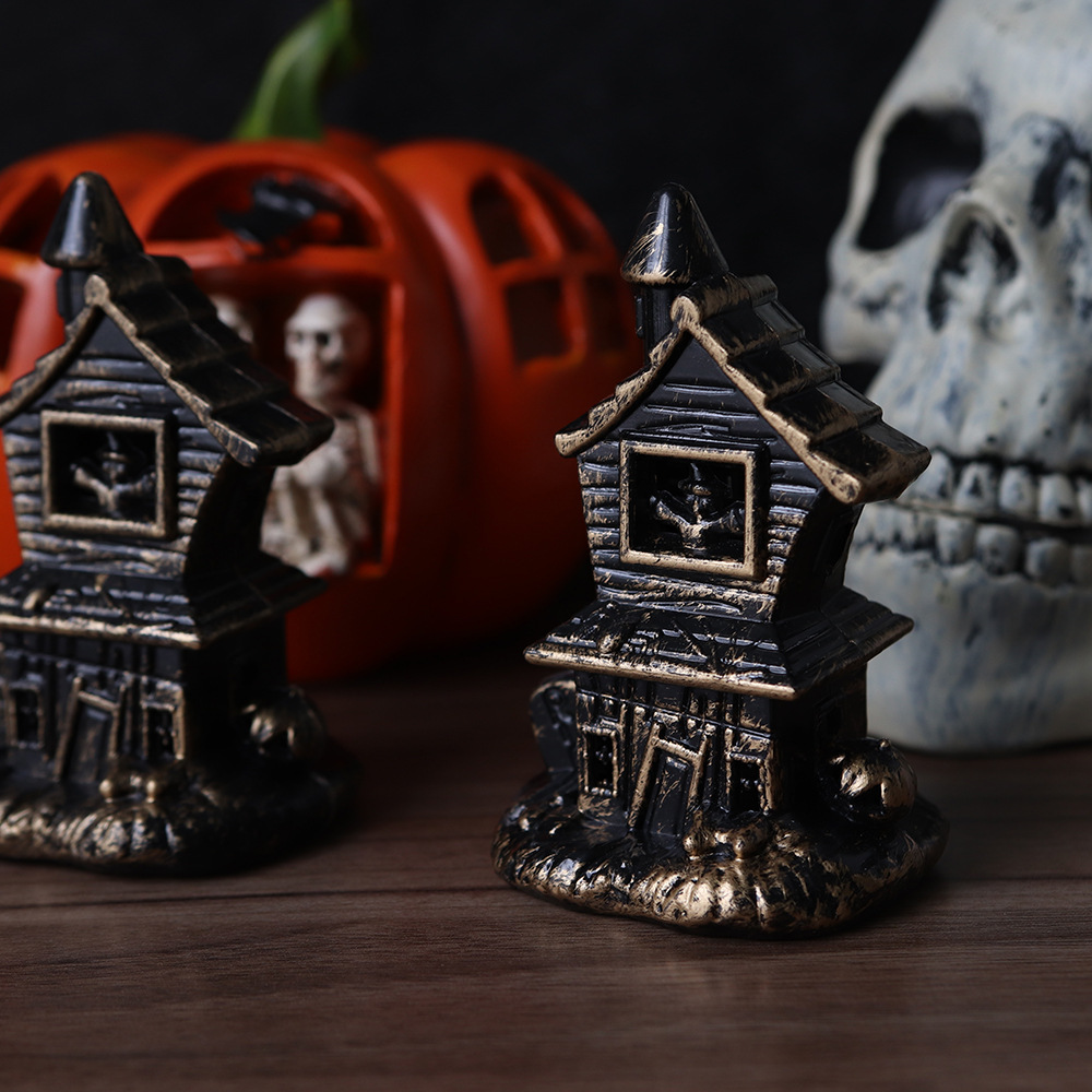 Nueva casa embrujada lámpara de lápida decoración de Halloween LED lámpara electrónica atmósfera decoración accesorios lámpara de calabaza al por mayor