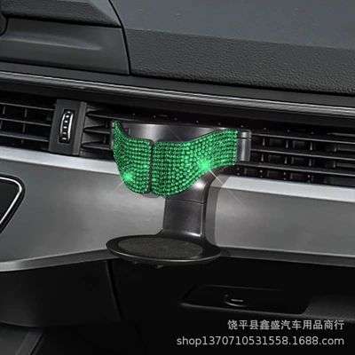 Holder, Cup Holder, Car cup holder/beverage holder - green-diamond