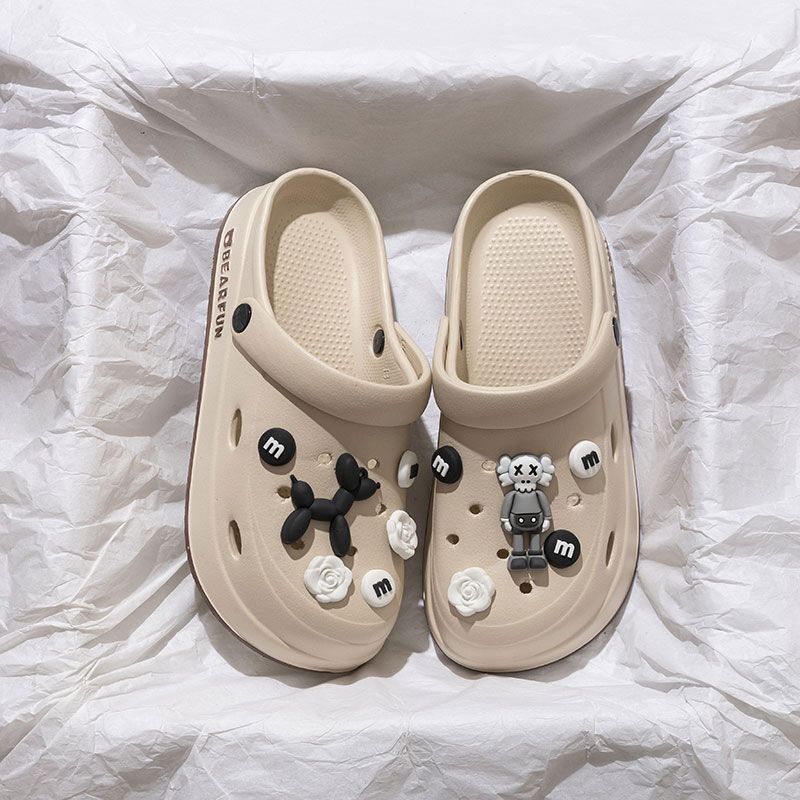 카키스 [세서미 스트리트 벌룬 개] 에바 소프트 바닥 외부 착용