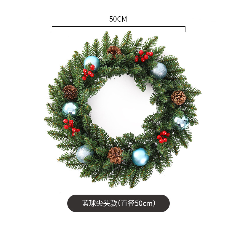 Navidad guirnalda 30/40/50/60cm árbol de Navidad Festival decoración regalo creativo decoración colgante diseño de la escena de la decoración