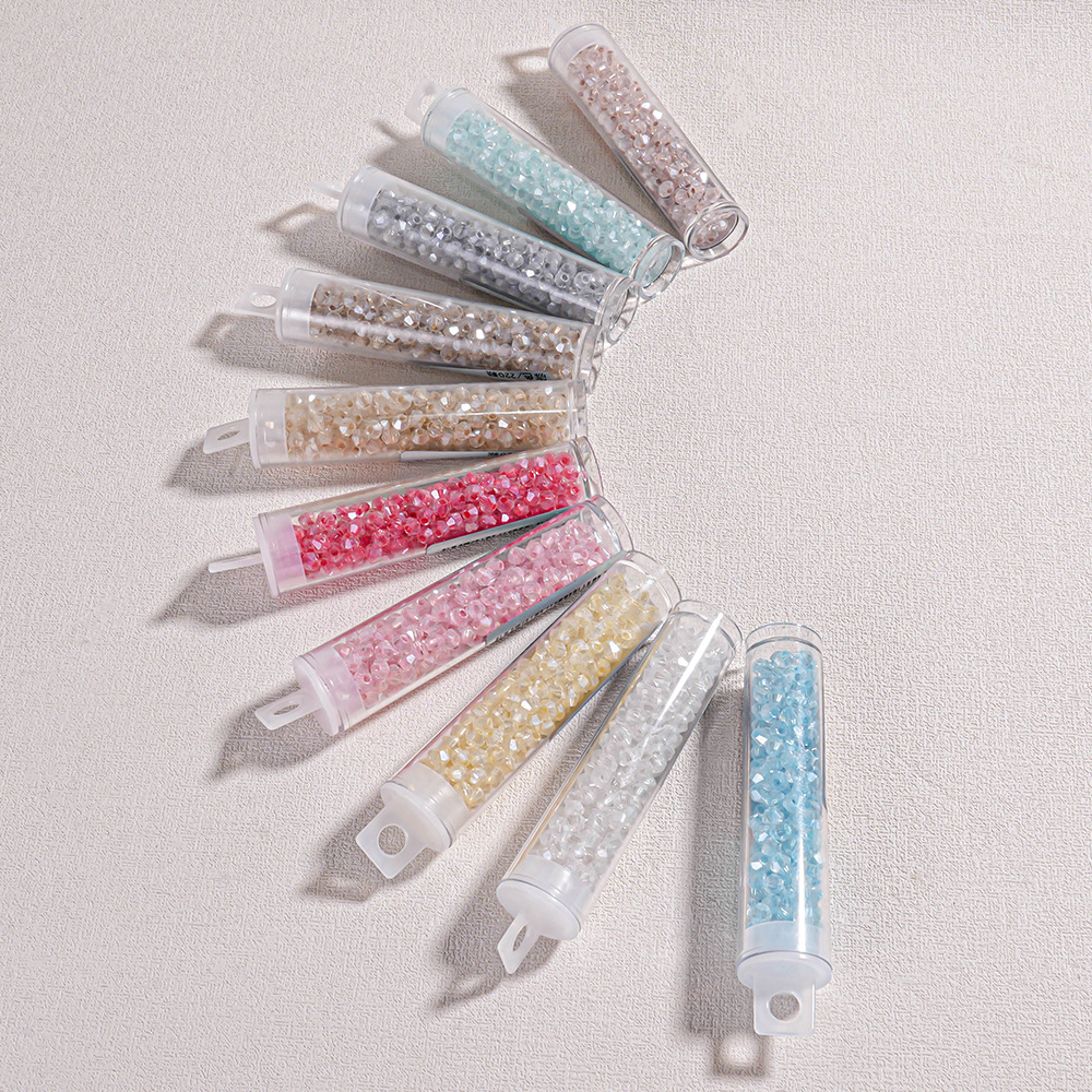 Heidi AB color transparente multilinger Xiaomi cuentas pulsera de cuentas lazo cuentas sueltas cuentas divisorias 4MM accesorios de cadena de teléfono móvil diy