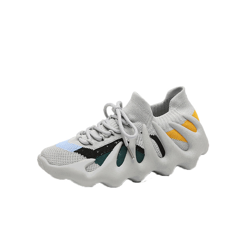 Octopus zapatos de mujer verano 2023 nuevos zapatos de calcetines tejidos voladores zapatos de fitness de interior que absorben los golpes zapatos de coco de fondo suave para mujeres