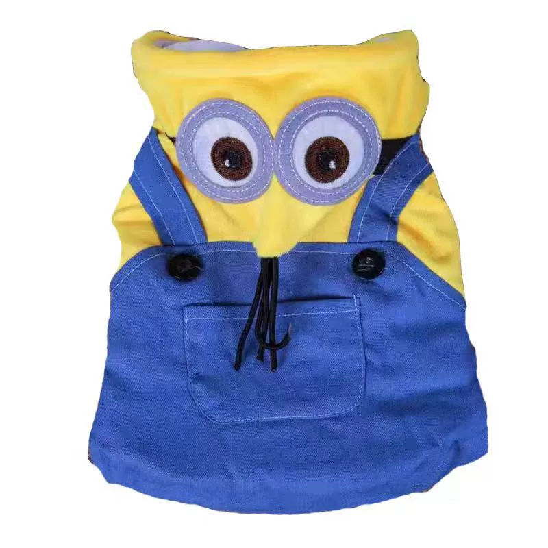 Одежда для больших собак, осенне-зимнее хлопковое пальто на флисовой подкладке, пальто со шляпой, милая мультяшная двуногая зимняя одежда, собака Акита, золотистый ретривер