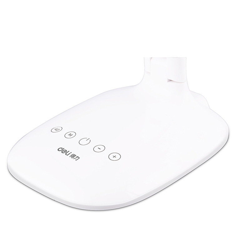 Deli 4324 lámpara de mesa recargable temperatura de color brillo de tres velocidades ajustable Oficina dormitorio lámpara de noche image 4