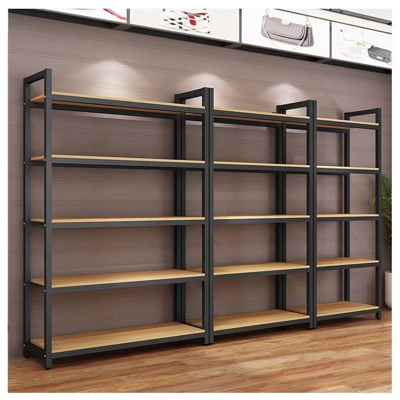 货架收纳仓储鞋店展示架陈列架储物架置物架落地多层化妆品展示柜