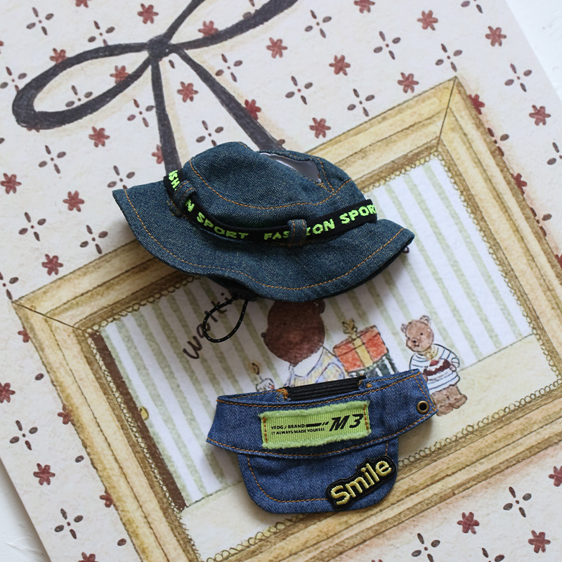 Only the Hat】Labubu Doll Nyota Can Wear Baby Clothes, Sun Hat, Toy Clothing, Fisherman Hat, and Costume Accessories