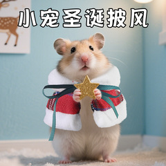 Amazonの新しい小さなペットのクリスマスかわいいマントハムスターオウム屋外暖かい防風屋外服
