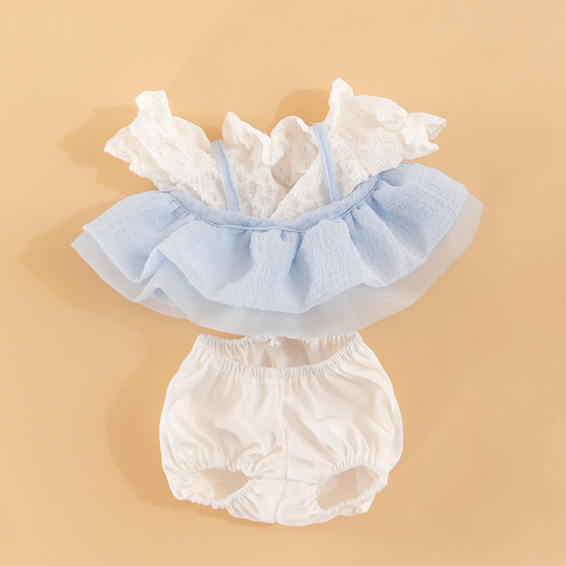 블루 스커트 3종 세트 [의류만]