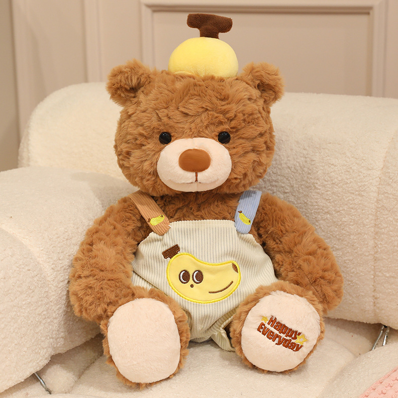 Pareja encantadora muñeca oso muñeca de peluche muñeca prensada de cama regalo novio para niños para dormir juguetes de peluche tranquilizadores