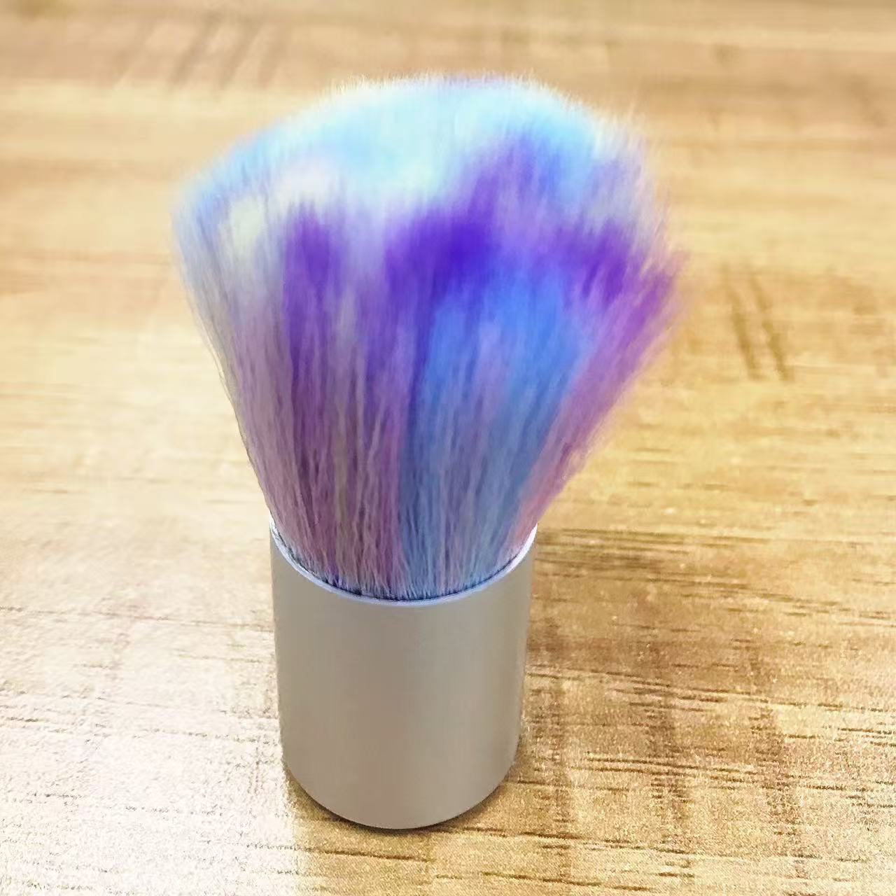 Brocha para Polvo de Manicura y Maquillaje de Nylon Suave para Limpieza de Uñas y Colorete