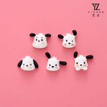 小号卡通帕恰狗系列diy手机壳贴片耳钉耳坠美甲贴耳机套装饰配件