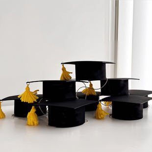 New Graduation Season Party Decoration Doctor Hat Bachelor Top Hat Activity Layout Wine Bottle Ornaments Graduation Photo Props