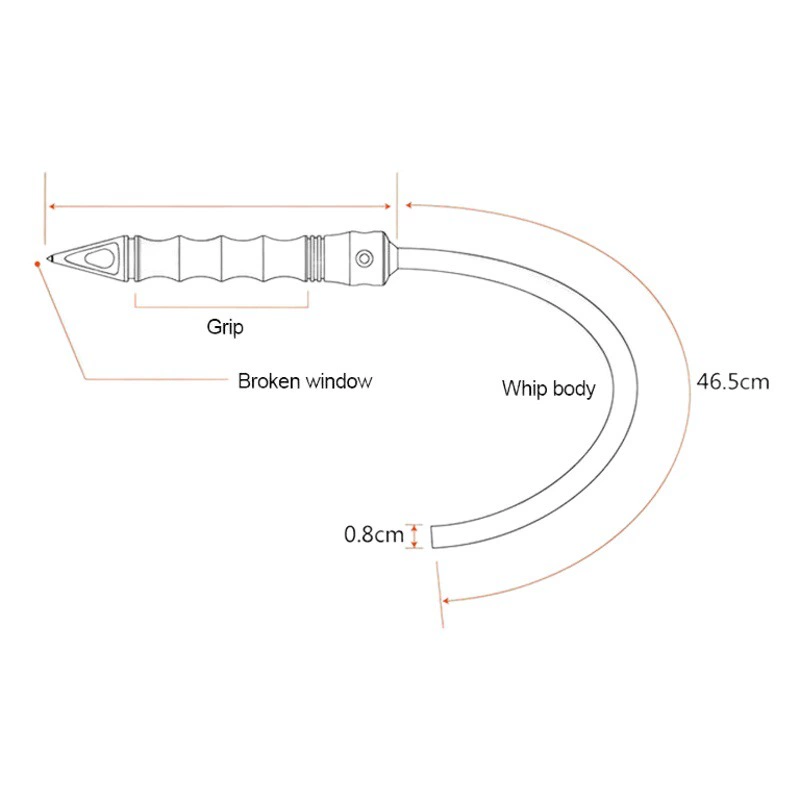 2021 новый Amazon Viper тактический кнут для самообороны стальной тряпки окна Stinger Whip