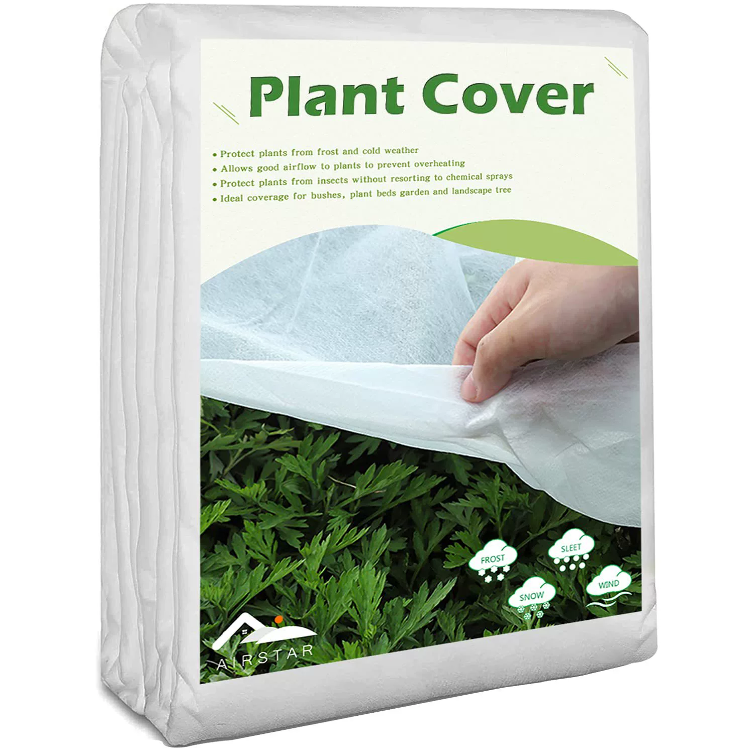 Трансграничные нетканые разлагаемые культуры Водонепроницаемая увлажняющая ткань с антифризом Сельскохозяйственная рассада Холодостойкое покрытие для растений