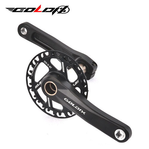 GOLDIX 150MM long ultra-light children's bicycle folding bicycle transmission system hollow integrated crankset
