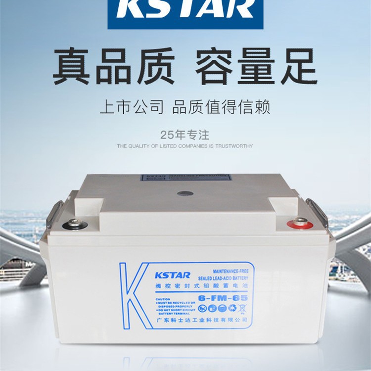 包邮科士达蓄电池6-FM-65 12V6HUPS不间断电源铅酸蓄电瓶