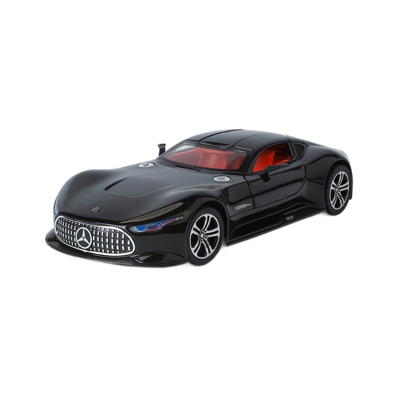 Nuevo modelo de coche de aleación Haodi 1 a 24 Big Ben AMG Vision GT coche deportivo retroceso juguete efectos de sonido decoración del modelo