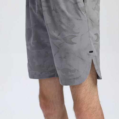 Camouflage nylon sports quick-drying five-quarter pants breathable sweat-absorbent outdoor running training fitness basketball shorts men's pants