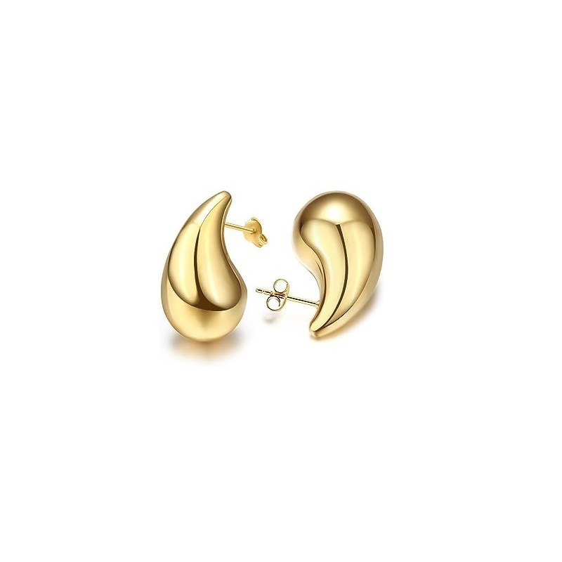 15g Weight Alloy Ear Needle Material Ear Studs Classification 1 Pair Quantity Holiday, Banquet, Selfie Occasion Alloy Material Water Droplets Pattern All Seasons Season Women's Gender Plating Design Casual, Elegant, Lady Style 1 Pair Casual Elegant Lady Water Droplets Plating Alloy Ear Studs 23